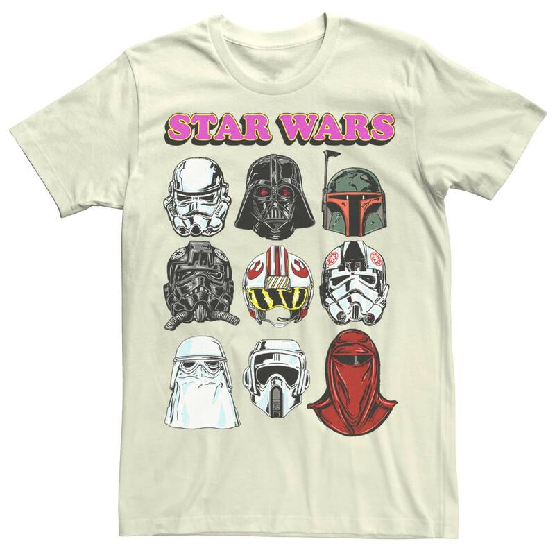 アニメキャラクター レディース トップス Tシャツ Licensed Character Men'star Wars Bad Guys Head Shots Tee Natural