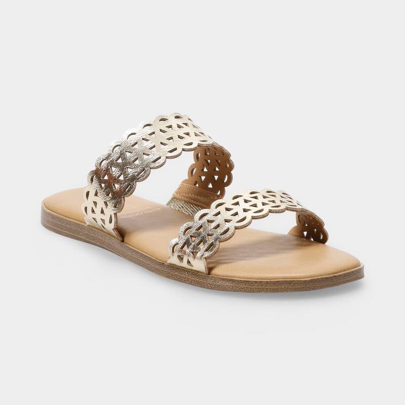 LC Lauren Conrad レディース シューズ サンダル LC Lauren Conrad Sunstone Women'slide Sandals Gold Metallic ゴールド