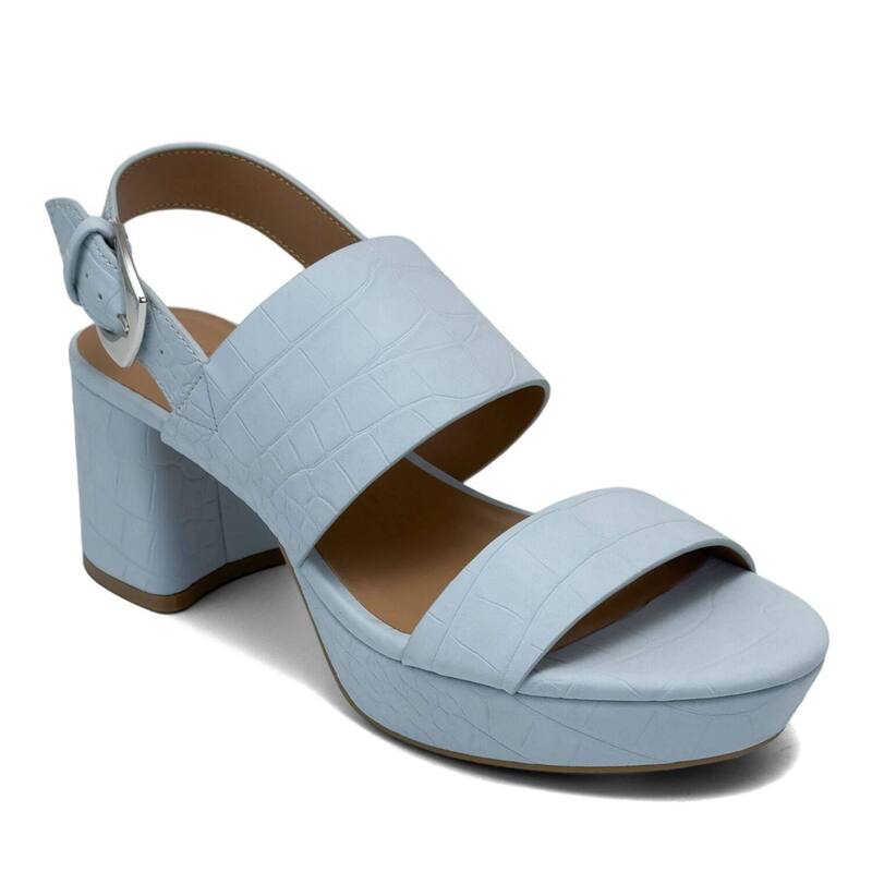 エアロソールズ レディース シューズ パンプス プラットフォーム サンダル Aerosoles Camilia Women's Platform Sandals Pale Blue ブルー|ReVida 店