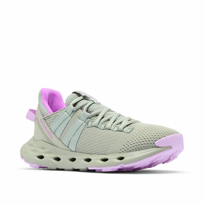 コロンビア レディース シューズ スニーカー Columbia Terrastride ARO Women's Trail Running Shoes Grey Green グレー