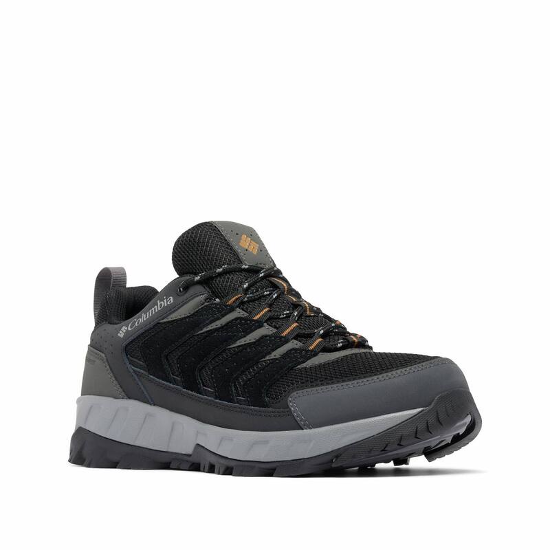 コロンビア レディース シューズ スニーカー Columbia Strata Trail Men's Lowaterproof Hiking Shoes Black Elk ブラック