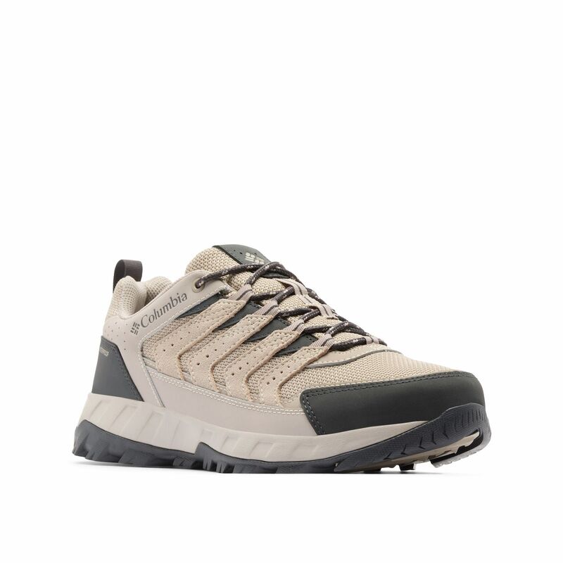 コロンビア レディース シューズ スニーカー Columbia Strata Trail Men's Lowaterproof Hiking Shoesoftaupe Dark Grey グレー