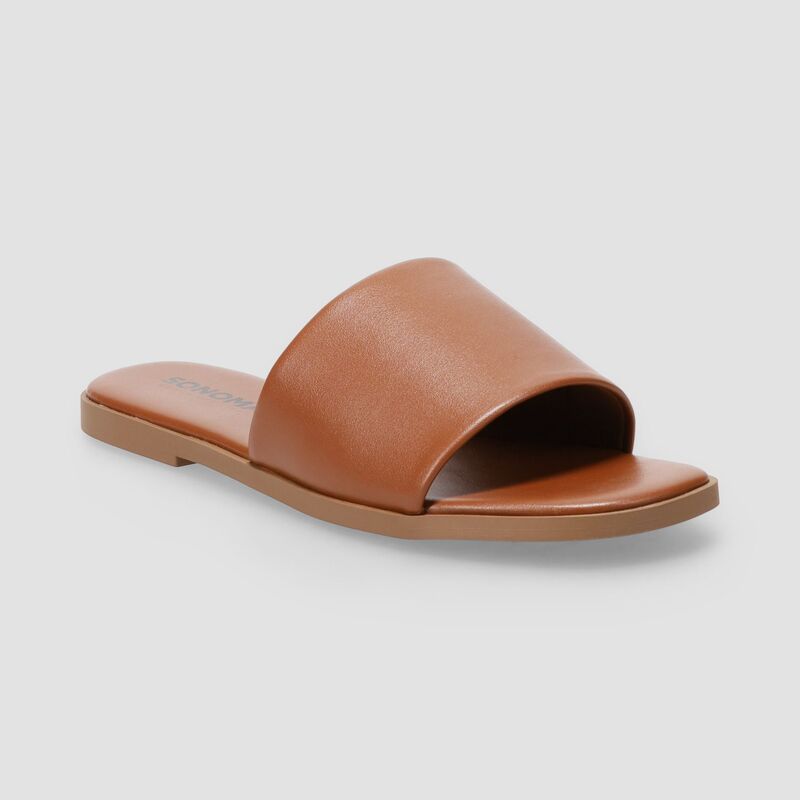 ソノマ レディース シューズ サンダル Sonoma Goods For Life Jindi Women'soft Slide Sandals Cognac｜ReVida 店