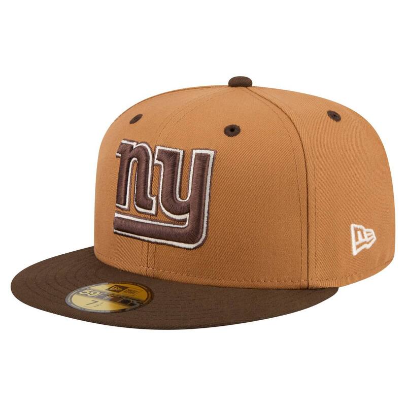 ニューエラ レディース アクセサリー 帽子 Men's New Era Light Brown/Dark Brownew York Giants Two-Tone Walnut 59FIFTY Fitted Hat Gia Lt Bro ブラウン