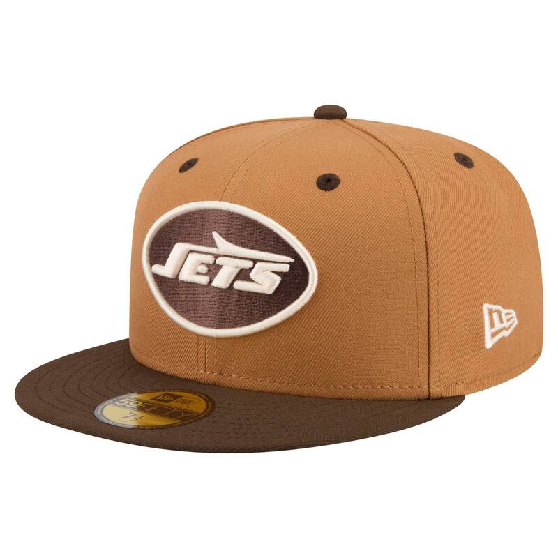 ニューエラ レディース アクセサリー 帽子 Men's New Era Light Brown/Dark Brownew York Jets Two-Tone Walnut 59FIFTY Fitted Hat Jet Lt Bro ブラウン