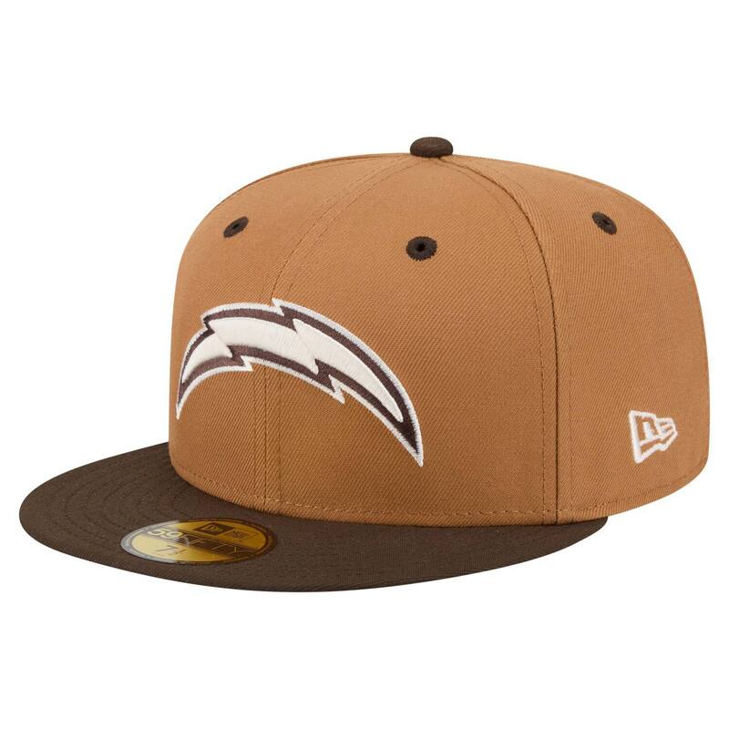 ニューエラ レディース アクセサリー 帽子 Men's New Era Light Brown/Dark Brown Los Angeles Chargers Two-Tone Walnut 59FIFTY Fitted Hat Chg Lt Bro ブラウン