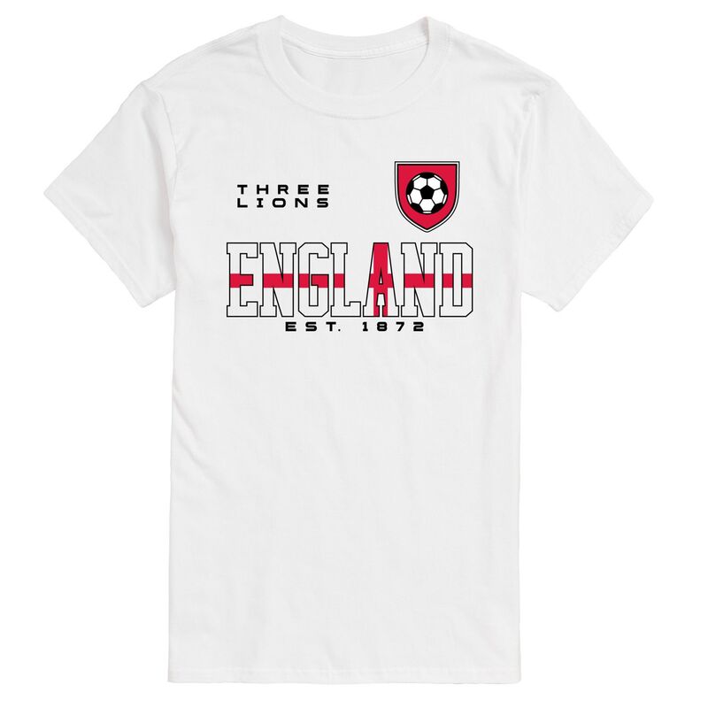 アニメキャラクター レディース トップス Tシャツ トール ジャージー グラフィック Licensed Character Big & Tall England Soccer Jersey Graphic Tee White ホワイト|ReVida 店