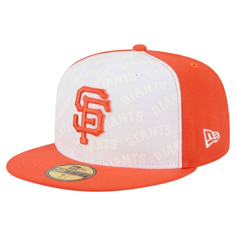 ニューエラ レディース アクセサリー 帽子 Men's New Era White/Orange San Francisco Giants Repeat 59FIFTY Fitted Hat Gnt White ホワイト