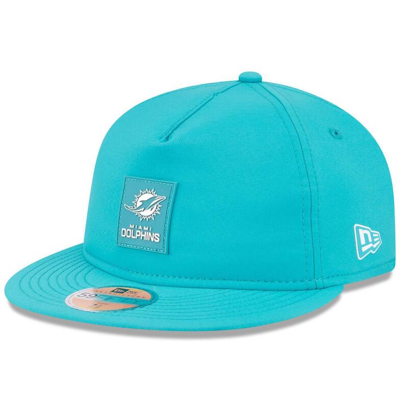 ニューエラ レディース アクセサリー 帽子 Men's New Eraqua Miami Dolphins 2025 Sideline Retro Crown 59FIFTY Fitted Hat Dol Turq A アクア