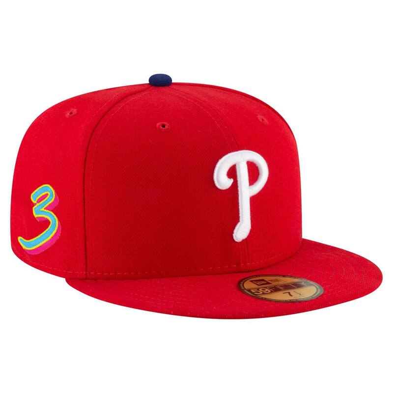 ニューエラ レディース アクセサリー 帽子 Men's New Era Bryce Harpered Philadelphia Phillies 2025 Player s Weekend 59FIFTY Fitted Hat Phl Red レッド