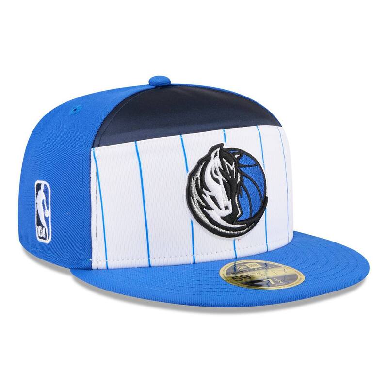 ニューエラ レディース アクセサリー 帽子 Men's New Era White/Blue Dallas Mavericks 2025 NBA Tip Off Split Panel 59FIFTY Fitted Hat Mav White ホワイト