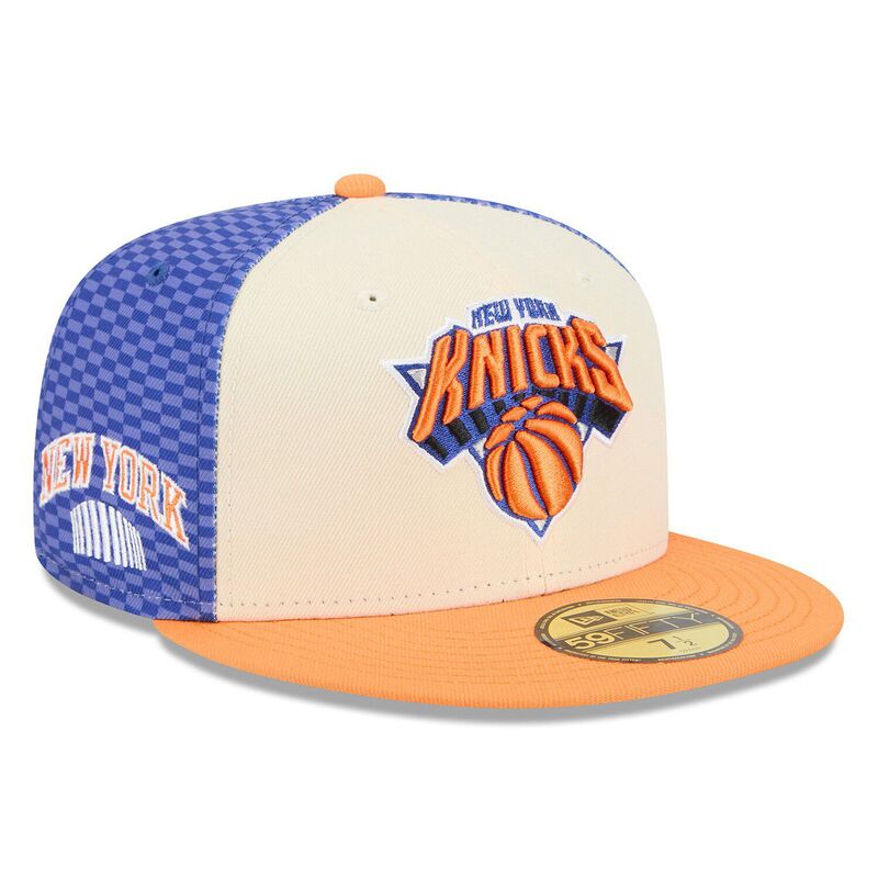 ニューエラ レディース アクセサリー 帽子 Men's New Era Cream New Yorknicks 2025/26 City Edition Alternate 59FIFTY Fitted Hat Kni Beige ベージュ