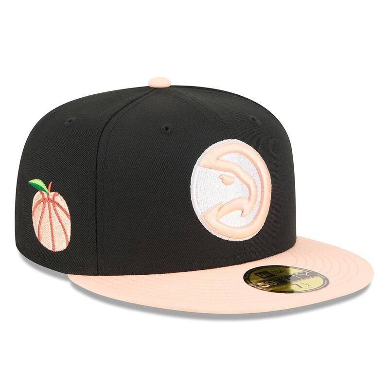 ニューエラ レディース アクセサリー 帽子 Men's New Era Black Atlanta Hawks 2025/26 City Edition Alternate 59FIFTY Fitted Hat Haw Black ブラック