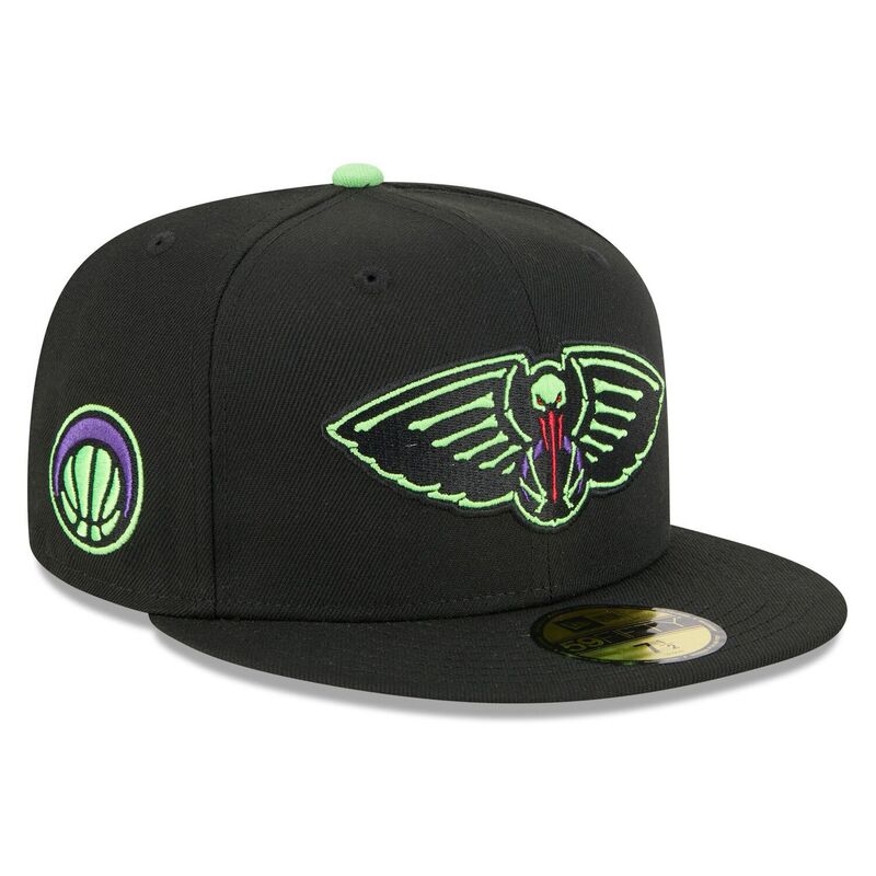 ニューエラ レディース アクセサリー 帽子 Men's New Era Black New Orleans Pelicans 2025/26 City Edition 59FIFTY Fitted Hat Nor Black ブラック