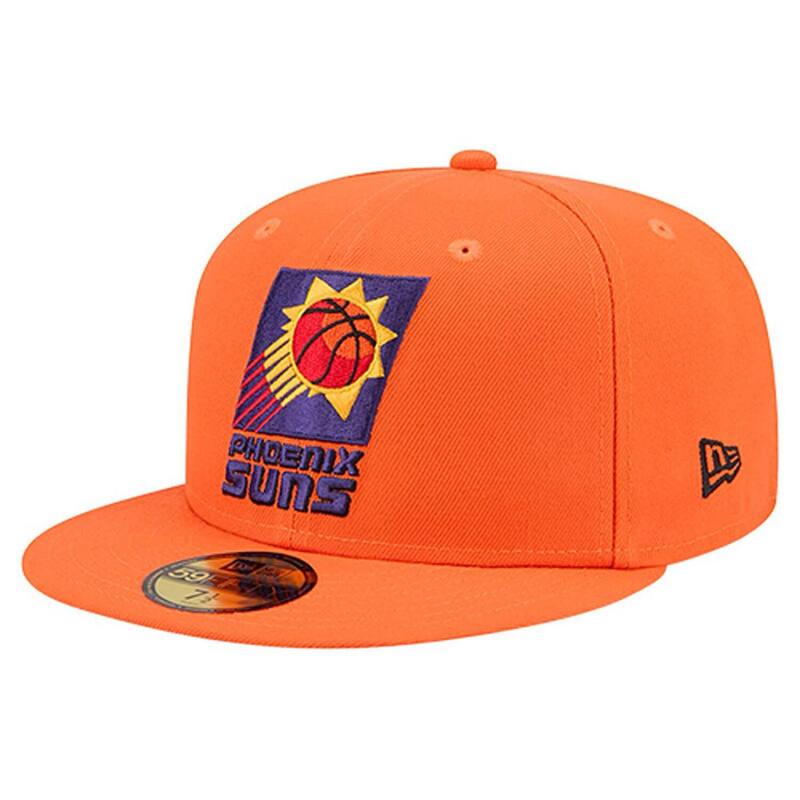 ニューエラ レディース アクセサリー 帽子 ロゴ Men's New Era Orange Phoenix Suns Core Logo 59FIFTY Fitted Hat Phx Orange オレンジ
