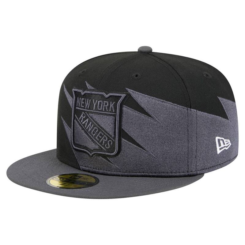 ニューエラ レディース アクセサリー 帽子 Men's New Era Black New York Rangerspikes 59FIFTY Fitted Hat Ran Black ブラック