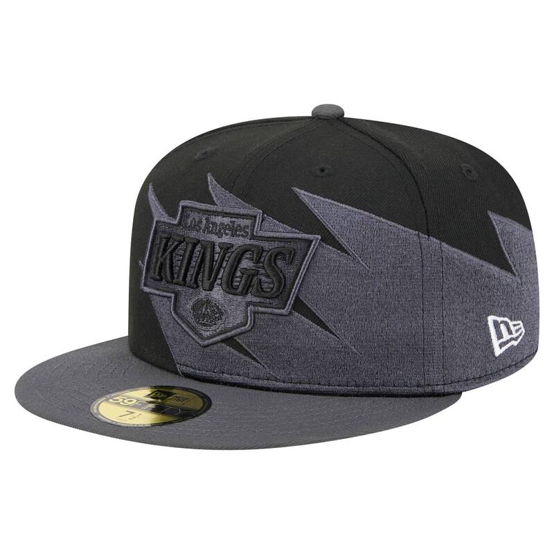 ニューエラ レディース アクセサリー 帽子 Men's New Era Black Los Angeles Kingspikes 59FIFTY Fitted Hat Kgs Black ブラック
