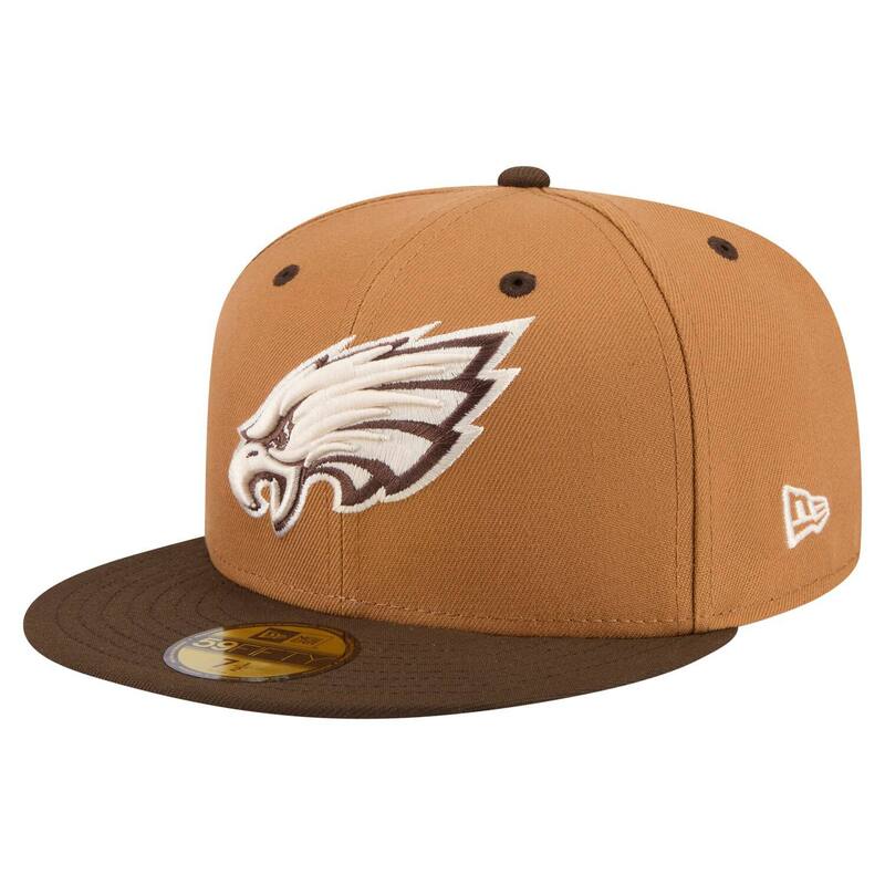 ニューエラ レディース アクセサリー 帽子 Men's New Era Light Brown/Dark Brown Philadelphia Eagles Two-Tone Walnut 59FIFTY Fitted Hat Eag Lt Bro ブラウン
