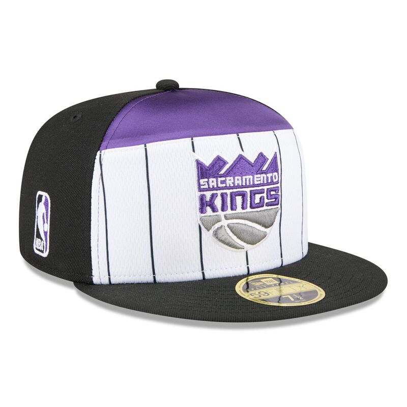 ニューエラ レディース アクセサリー 帽子 Men's New Era White/Black Sacramento Kings 2025 NBA Tip Off Split Panel 59FIFTY Fitted Hat Kng White ホワイト