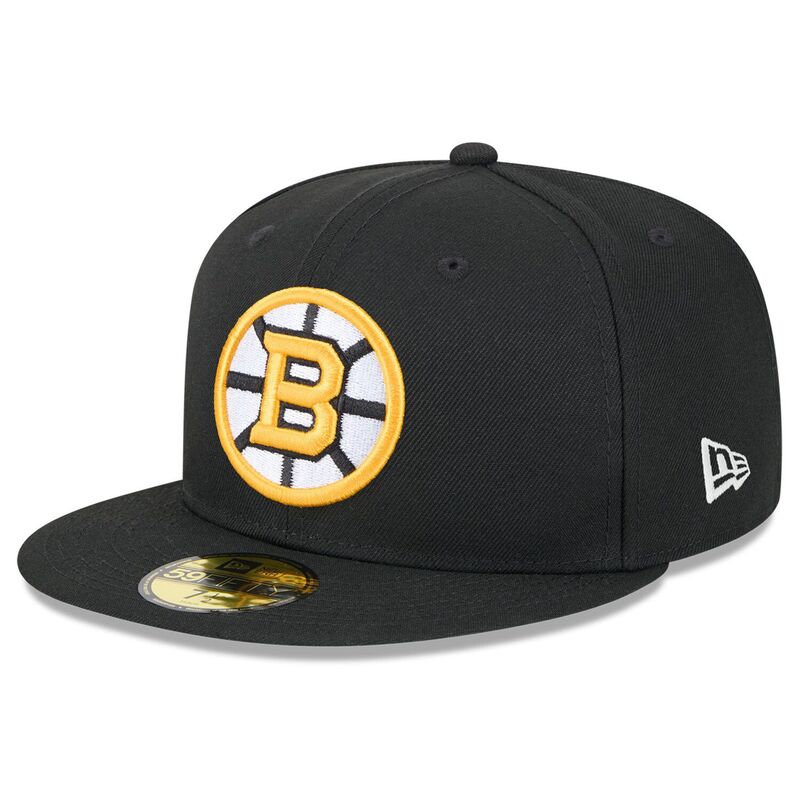 ニューエラ レディース アクセサリー 帽子 Men's New Era Black Boston Bruins Core 59FIFTY Fitted Hat Bsblack ブラック