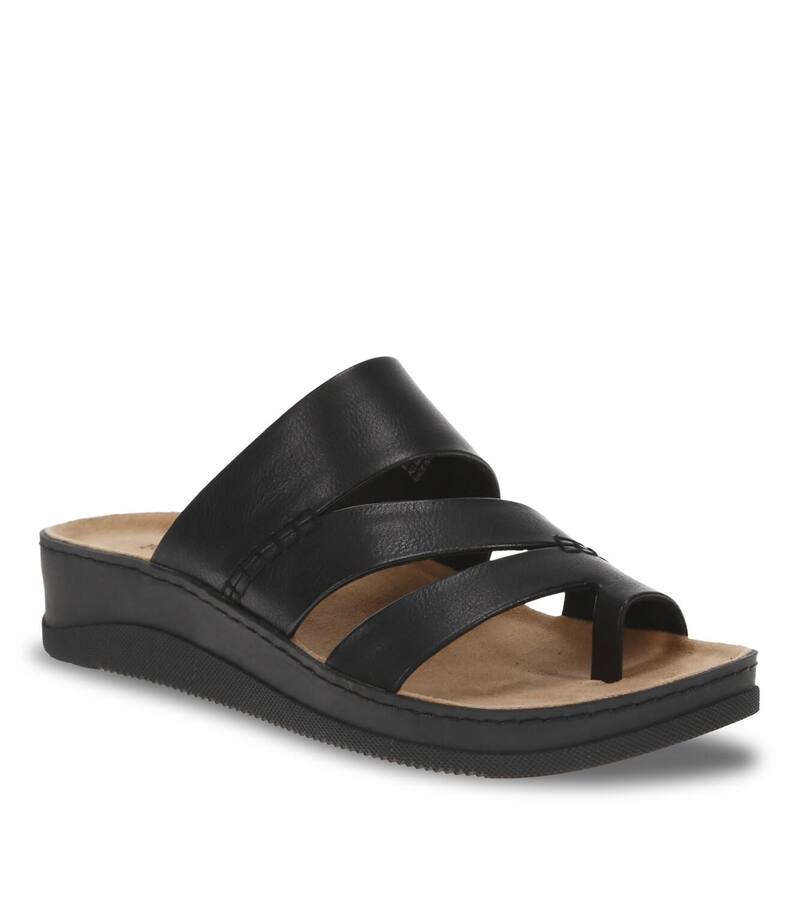 ベアトラップス レディース シューズ サンダル Baretraps Fresha Slide Women's Cushioned Slide Sandals Black ブラック