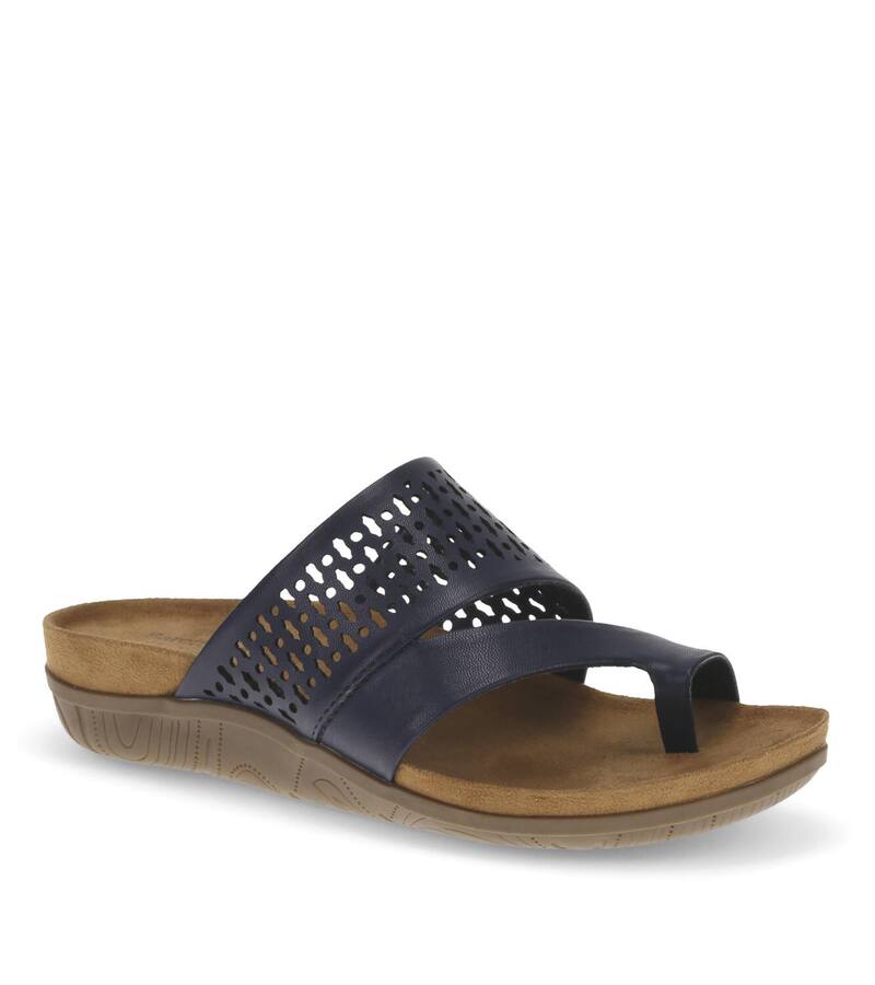 ベアトラップス レディース シューズ サンダル Baretraps Juny Women\u0027slip-On Slide Sandals Dark Navy 米国海軍