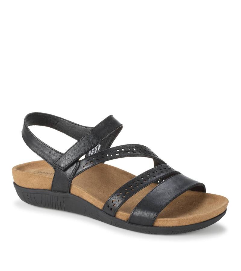 ベアトラップス レディース シューズ サンダル Baretraps Jinna Women\u0027s Wedge Slingback Sandals Black 黒いこと