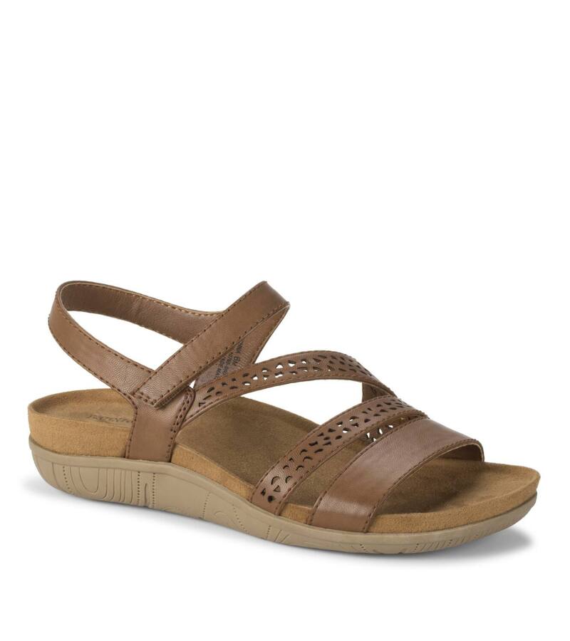 ベアトラップス レディース シューズ サンダル Baretraps Jinna Women\u0027s Wedge Slingback Sandals Dark Beechnut