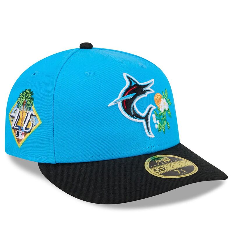 ニューエラ レディース アクセサリー 帽子 Men's New Era Blue/Black Miami Marlins 2026 Spring Training Low Profile 59FIFTY Fitted Hat Mrl Blue ブルー