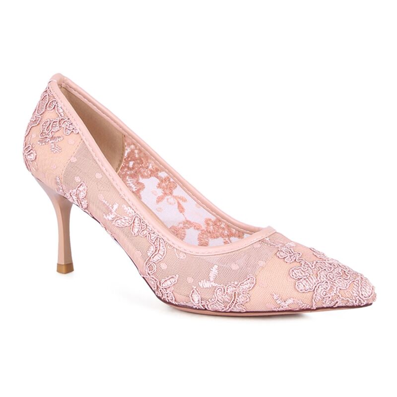 ロンドンラグ レディース シューズ パンプス レース London Rag Reunion Women's Lace Stiletto Pumps Beige ベージュ 15,000円