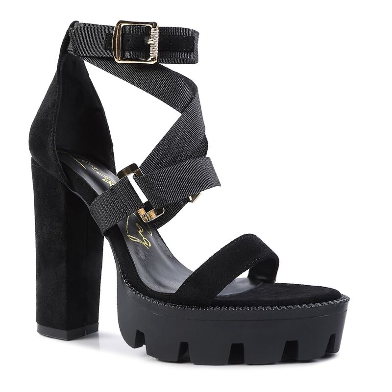 ロンドンラグ レディース シューズ パンプス サンダル ヒール London Rag Fresh Daisy Women's Block Heel Dressandals Black ブラック 16,410円