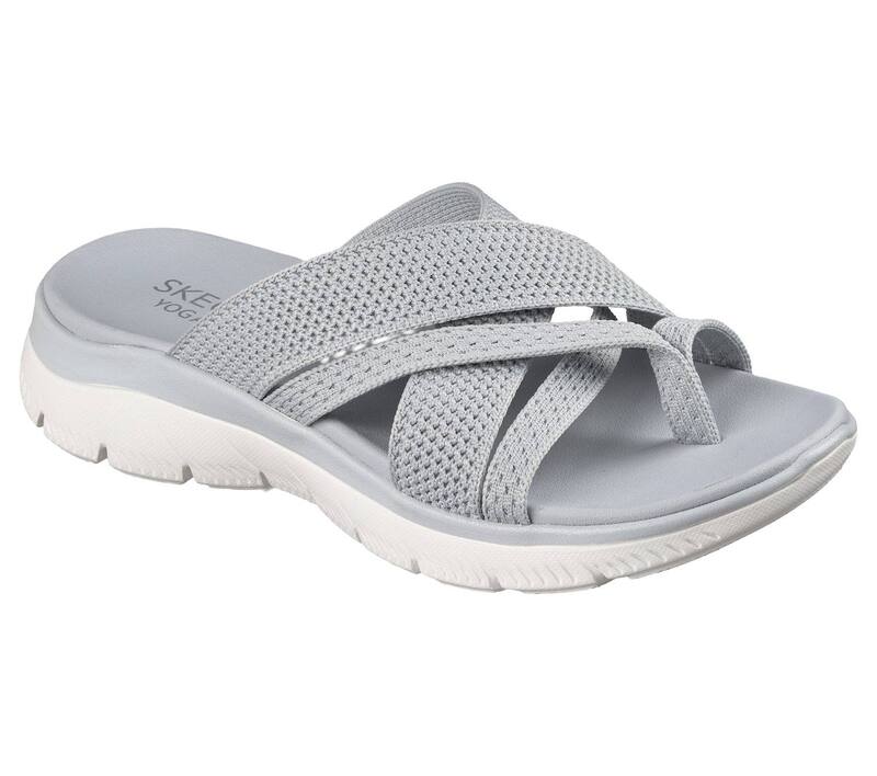 スケッチャーズ レディース シューズ サンダル Skechersummits Fantasy Walk Women'sandals Light Gray グレー