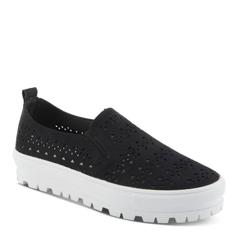 パトリシア レディース シューズ スニーカー Patrizia Women's Angelita Slip-On Shoes Black ブラック