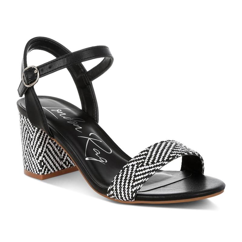 ロンドンラグ レディース シューズ パンプス サンダル London Rag Tulata Women'sandals Black ブラック｜ReVida 店