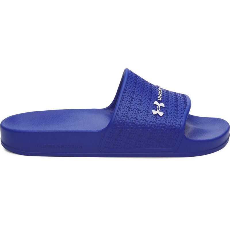 アンダーアーマー レディース シューズ サンダル Under Armour ARMR Shower Men'slide Sandals Royal White ホワイト｜ReVida 店