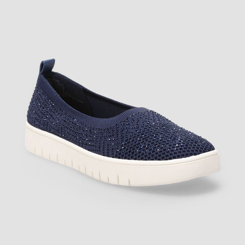 ソノマ レディース シューズ スニーカー Sonoma Goods For Life Stretch Ballet Women'slip-On Sneakers Navy ネイビー|ReVida 店