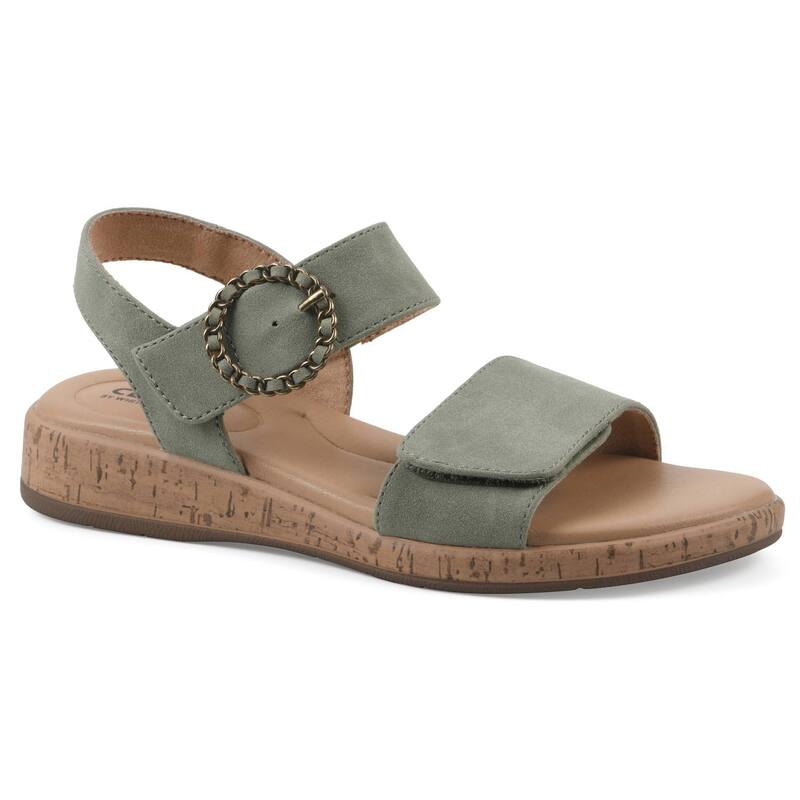 クリフバイホワイトマウンテン レディース シューズ サンダル Cliffs by White Mountain Bonique Women's Wedge Slip-On Sandalsage Nubuck セージ