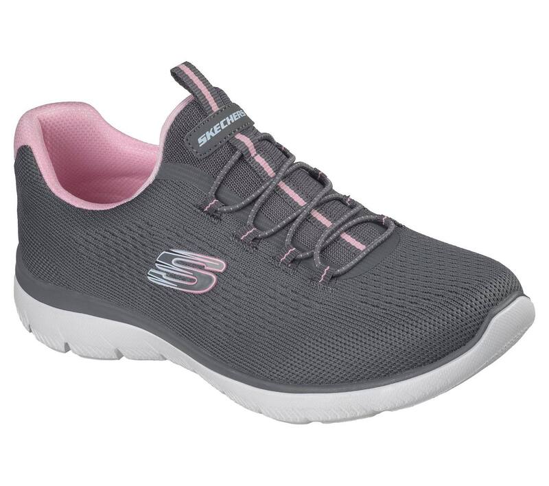 スケッチャーズ レディース シューズ スニーカー Skechersummits Women'sneakers Gray Pink グレー