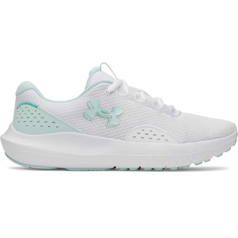 アンダーアーマー レディース シューズ スニーカー Under Armour Surge 4 Women's Running Shoes White Mint ホワイト