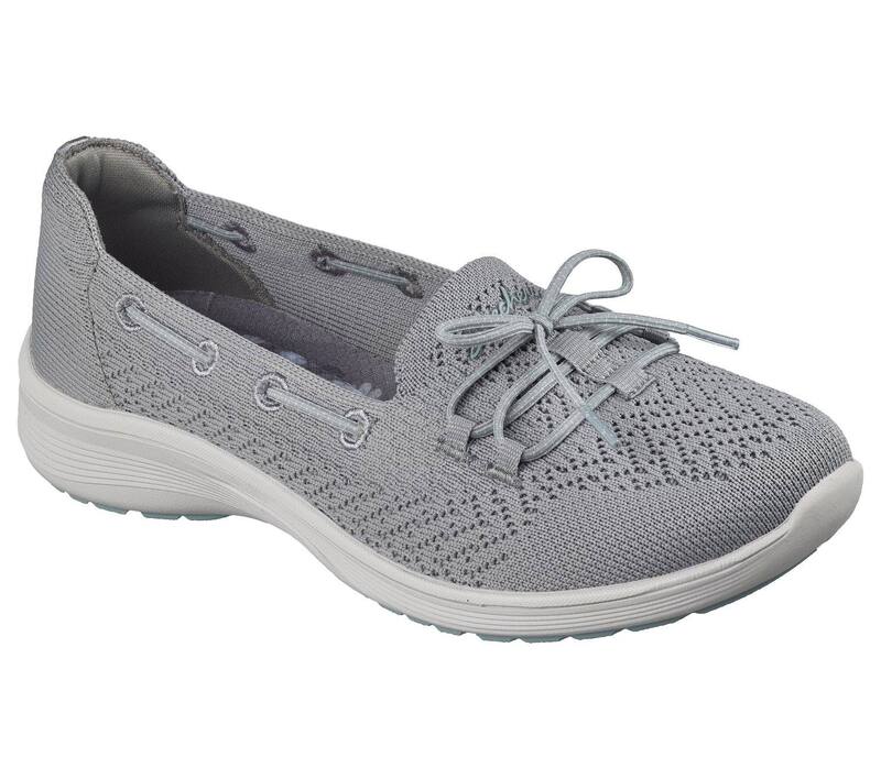 スケッチャーズ レディース シューズ サンダル 伸び伸びする相応う Skechers New Cool Relaxed Fit Women\u0027slip-On Comfort Shoes Gray 薄墨色