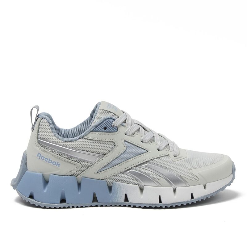 リーボック レディース シューズ スニーカー スピード競技 Reebok Zig Vector Women\u0027s Lace-Up Athletic Sneakers Lt Grey Med Blue Teal 薄墨色