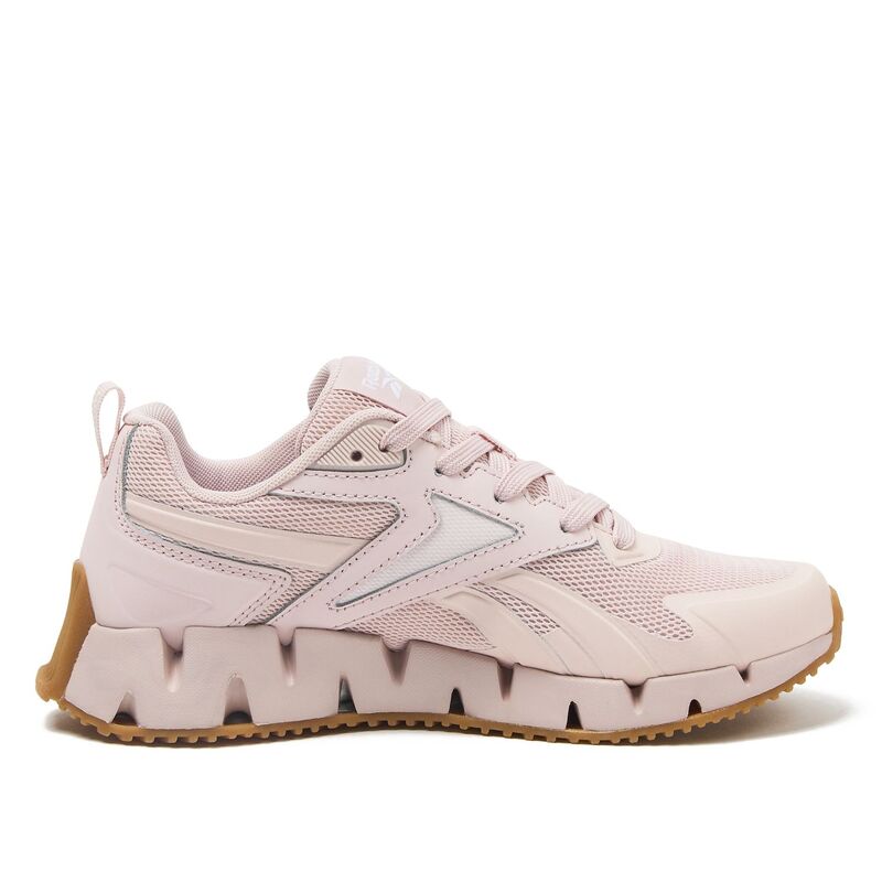 リーボック レディース シューズ スニーカー スピード競技 Reebok Zig Vector Women\u0027s Lace-Up Athletic Sneakers Pure Pink サクラ色