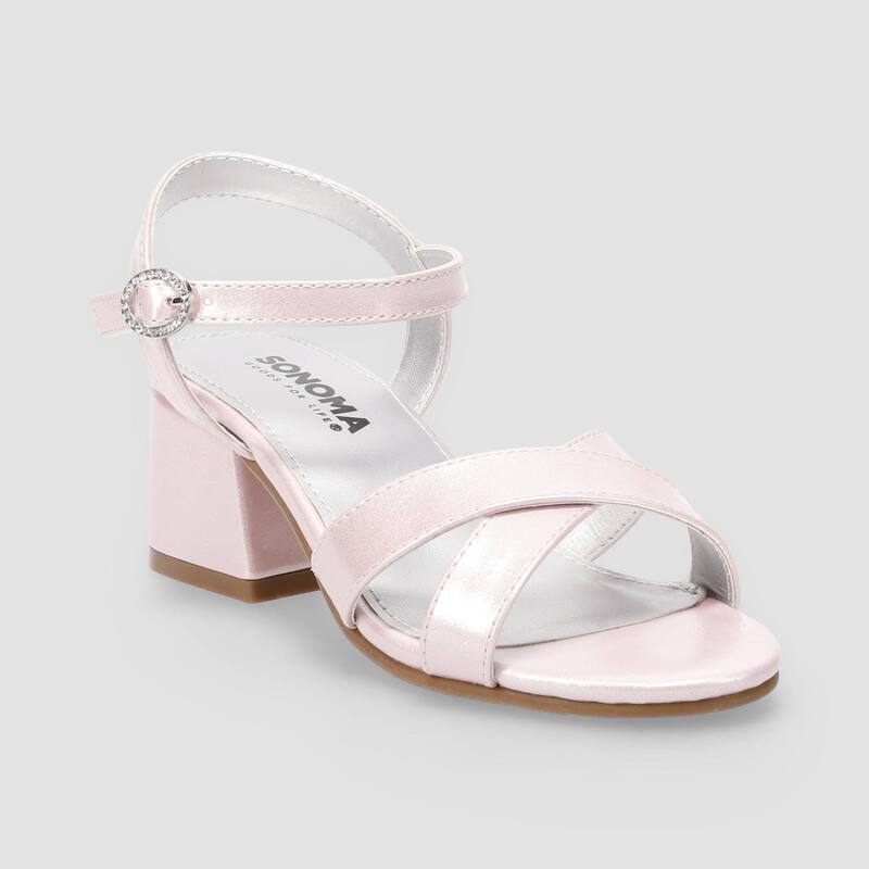 ソノマ レディース シューズ パンプス ヒール Sonoma Goods For Life Cross Band Little & Big Kid Girls Dress Heels Pink ピンク
