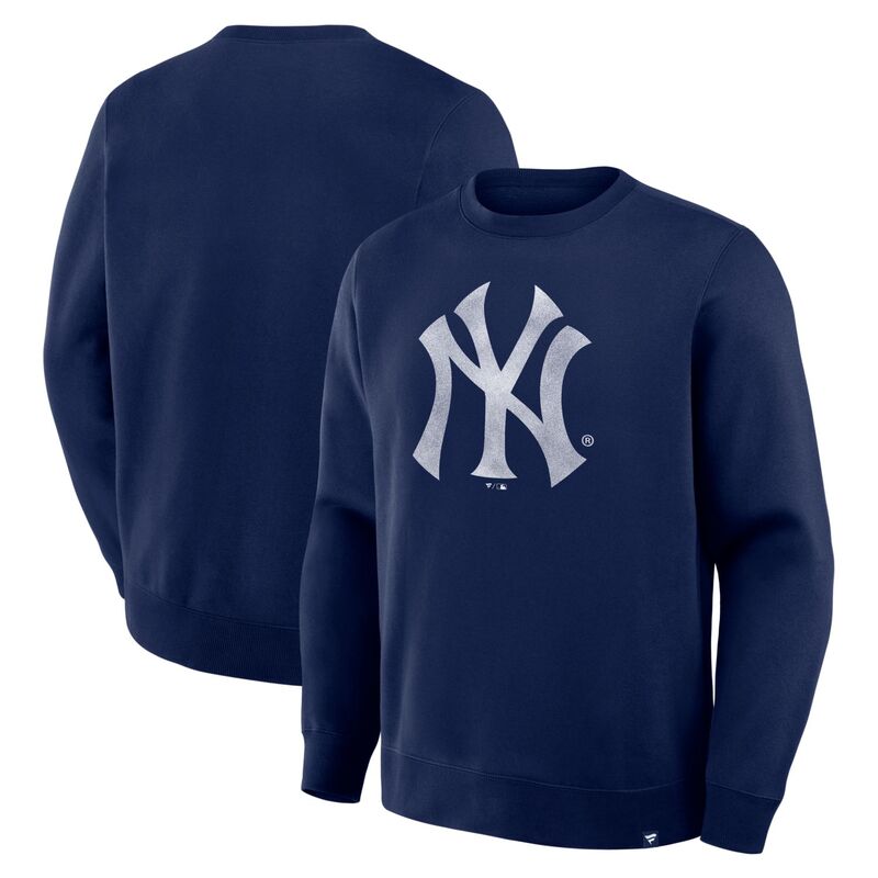 ファナティクス レディース トップス Tシャツ スウェット Men's Fanatics Navy New York Yankees Legacy Sweatshirt Ynk Navy ネイビー｜ReVida 店