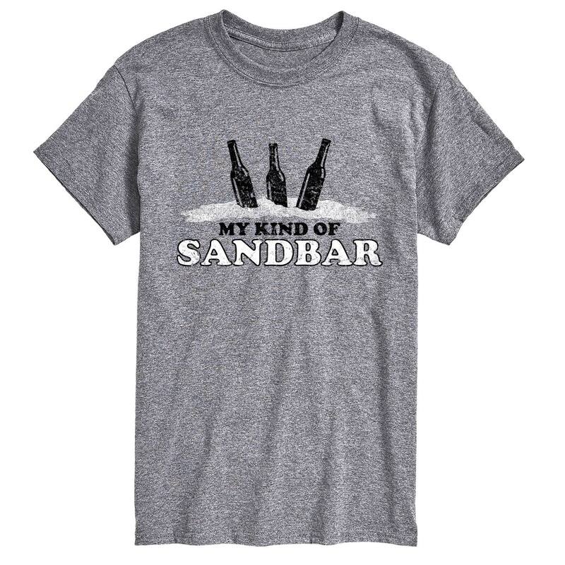 アニメキャラクター レディース トップス Tシャツ グラフィック Licensed Character Men's My Kind Of Sandbar Graphic Tee Athletic Heather ヘザー