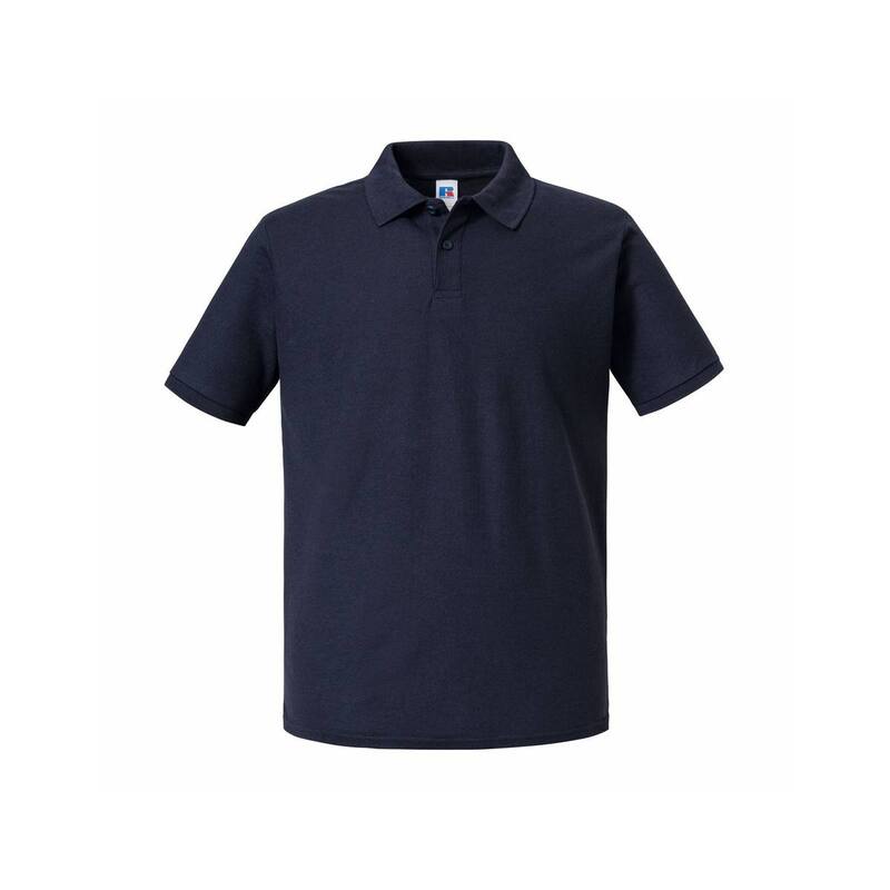 ラッセルアスレチック レディース トップス Tシャツ ポロシャツ Russell Athletic Russell Mens Authentic Pique Polo Shirt French Navy ネイビー