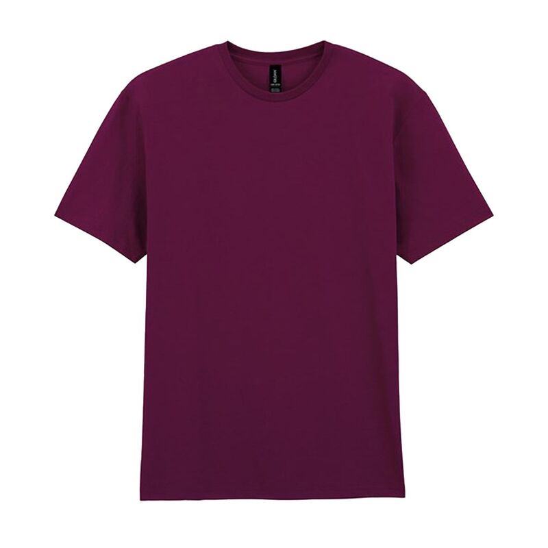 ギルダン レディース トップス Tシャツ コットン Gildan Unisex Adult Cotton Lightweight-Shirt Maroon マルーン｜ReVida 店