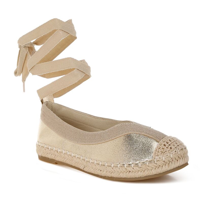 ロンドンラグ レディース シューズ パンプス サンダル London Rag Ortage Women\u0027slip-On Espadrille Sandalsilver しろがね色
