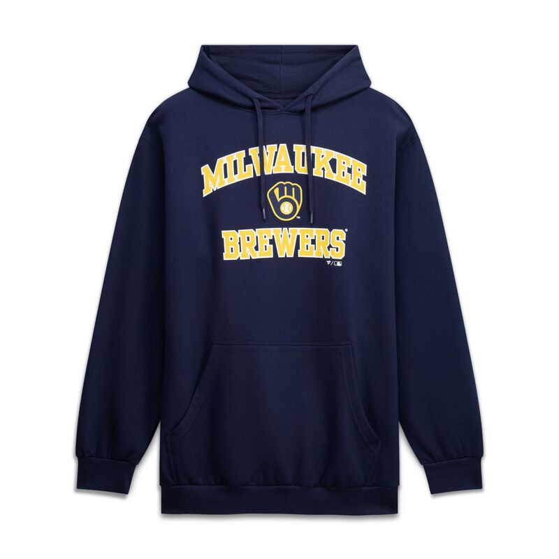 ファナティクス レディース トップス プルオーバー トール パーカー Men\u0027s Fanatics Navy Milwaukee Brewers Big \u0026 Tall Heart \u0026 Soul Hoodie Brw Navy 米国海軍