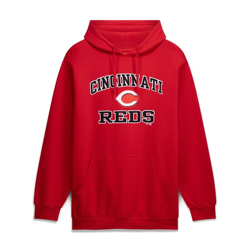 ファナティクス レディース トップス プルオーバー トール パーカー Men\u0027s Fanatics Red Cincinnati Reds Big \u0026 Tall Heart \u0026 Soul Hoodie Red 赤いこと